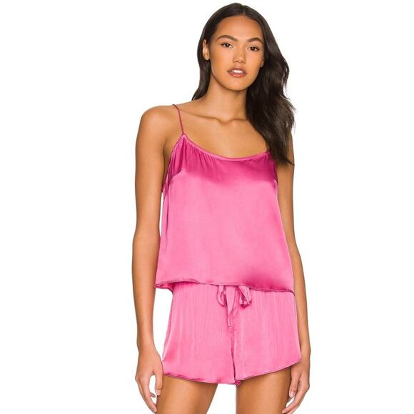Privacy Please Lorelei Cami in Ibis Rose NWT Small - Picture 1 of 1